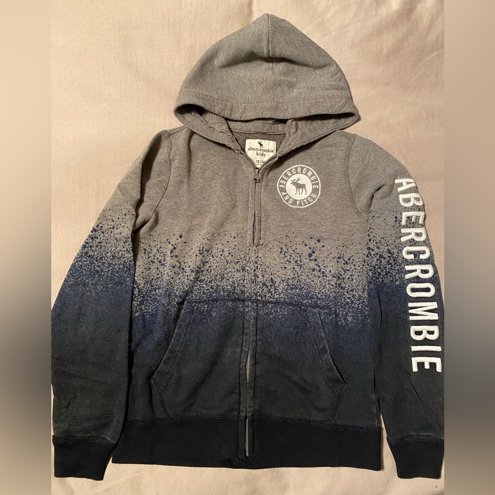 Abercrombie kids full zip hoodie - Size 13/14